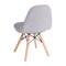 Flash Furniture Gray Kids Faux Shearling Chair with Wooden Legs DL-DA2018-2-GY-GG - alternate 7